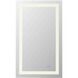 Riven 40 X 24 inch White LED Mirror