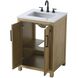 Alina 24 X 35 inch Linen Oak Bathroom Vanity Cabinet
