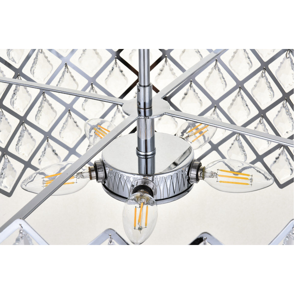 Lyla 5 Light 21 inch Chrome Pendant Ceiling Light