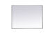 Eternity 36 X 27 inch Grey Wall Mirror in Gray