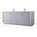 Hayes 84 X 22 X 35 inch Grey Vanity Sink Set