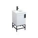 Eugene 19 X 18 X 33.5 inch White Vanity Sink Set