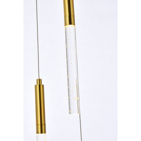 Ruelle 5 Light 16 inch Gold Pendant Ceiling Light