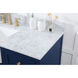 Franklin 42 X 22 X 35 inch Blue Bathroom Vanity Cabinet