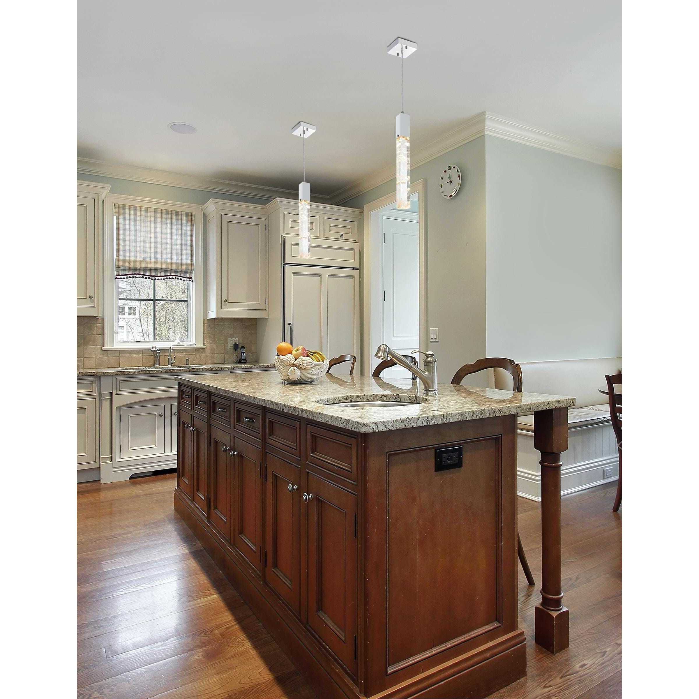 Aurora 1 Light 5 inch Chrome Pendant Ceiling Light