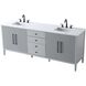 Blakely 84 X 34 inch Grey Bathroom Vanity Cabinet