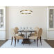 Linden 1 Light 22 inch Satin Gold Chandelier Ceiling Light