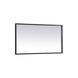 Pier 36 X 18 inch Black LED Mirror