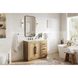 Chase 42 X 34 inch Linen Oak Bathroom Vanity Cabinet