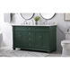 Wesley 60 X 22 X 35 inch Black Vanity Sink Set