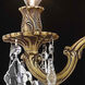 Rosalia 4 Light 17 inch French Gold Flush Mount Ceiling Light in Clear, Royal Cut