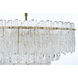 Emilia 6 Light 21 inch Satin Gold Pendant Ceiling Light