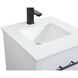 Cyrus 19 X 18 X 33.5 inch White Vanity Sink Set