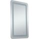 Genesis 36 X 20 inch Glossy White LED Mirror