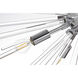Sienna 10 Light 36 inch Chrome Pendant Ceiling Light