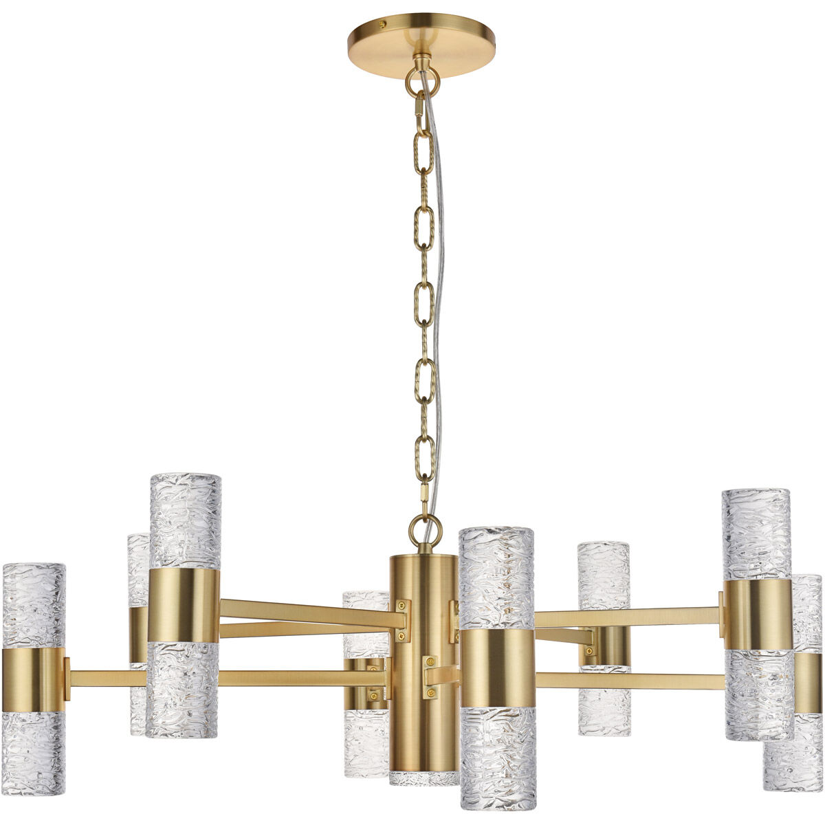 Vega LED 32 inch Gold Pendant Ceiling Light
