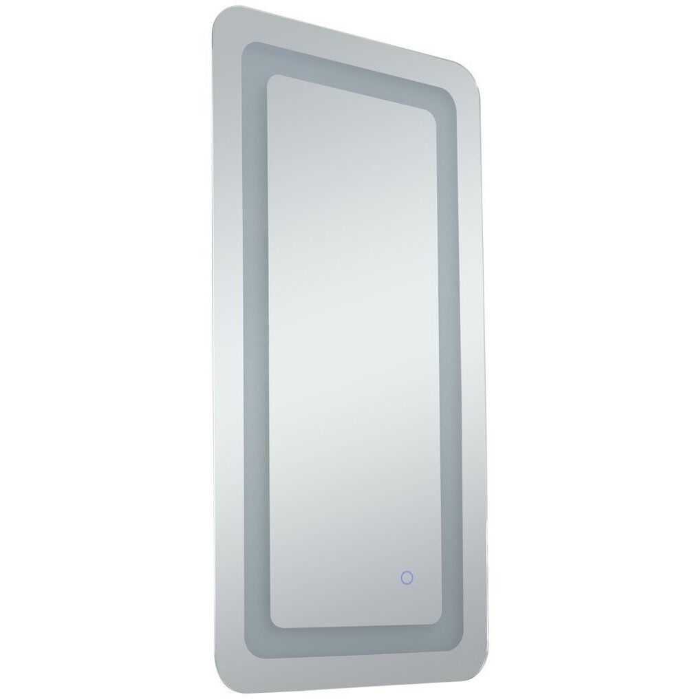Genesis 36 X 18 inch Glossy White LED Mirror