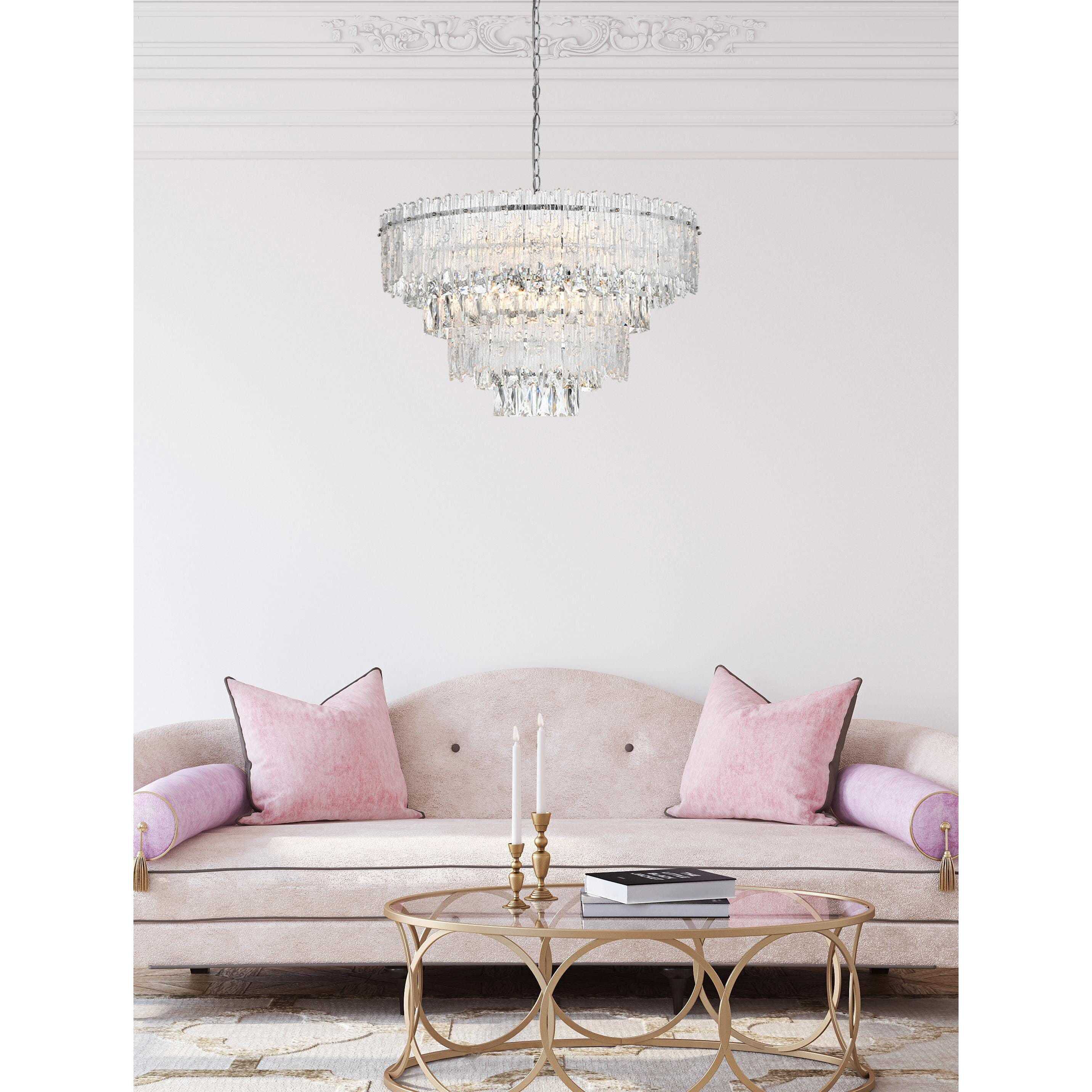Emilia 8 Light 25 inch Chrome Chandelier Ceiling Light