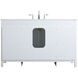 Irene 54 X 22 X 34 inch White Vanity Sink Set