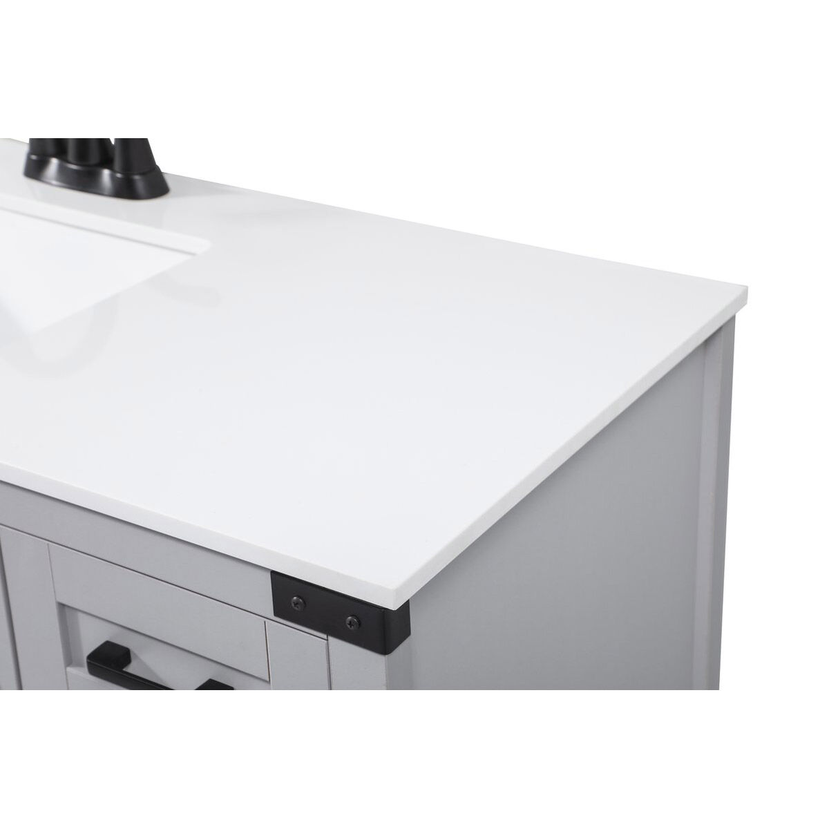 Grant 48 X 19 X 34 inch Grey Vanity Sink Set in Not Included