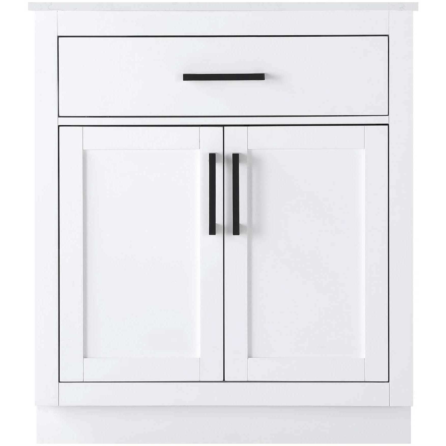 Alden 30 X 35 inch White Bathroom Vanity Cabinet