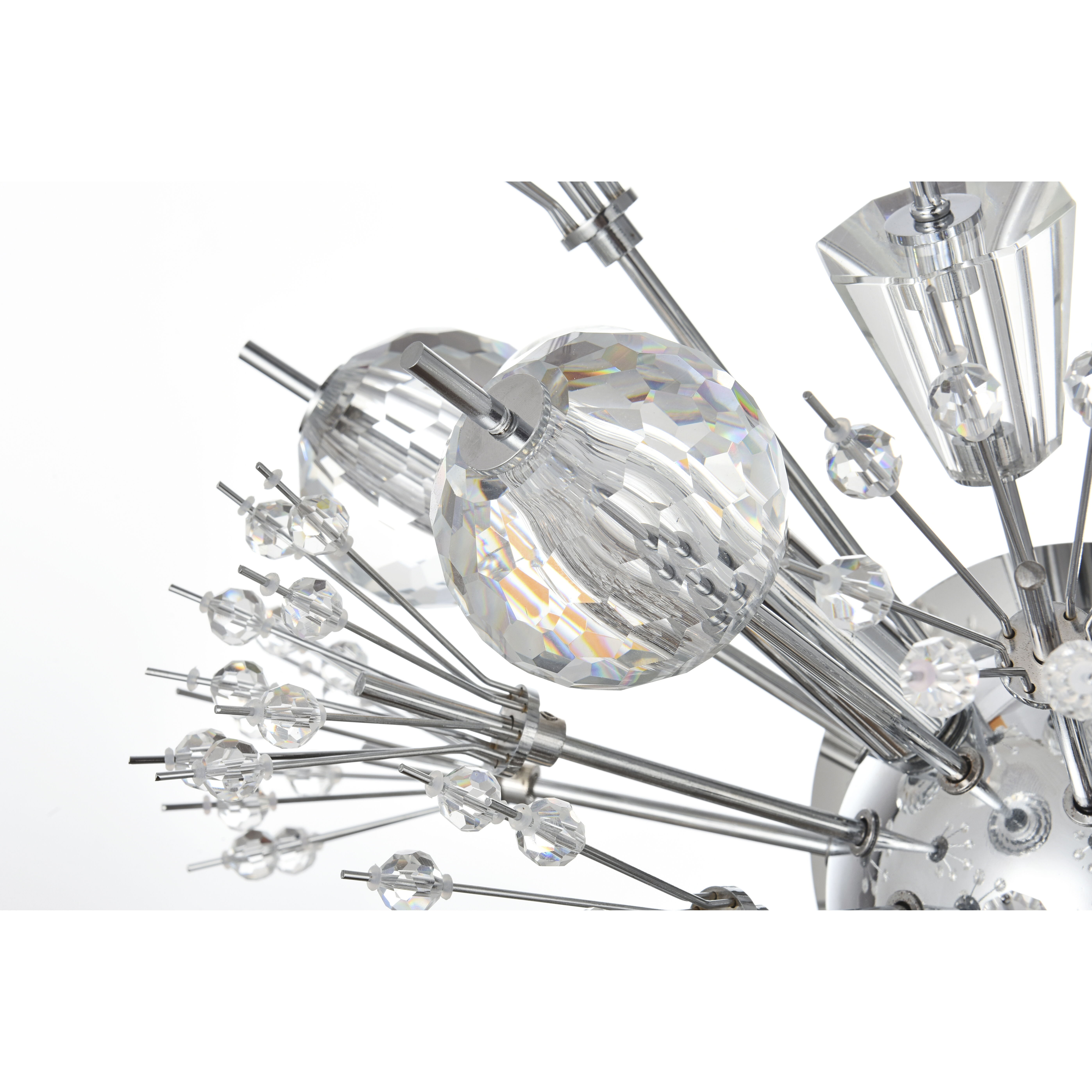 Vera 4 Light 14 inch Chrome Wall Sconce Wall Light, can be Flush Mounted