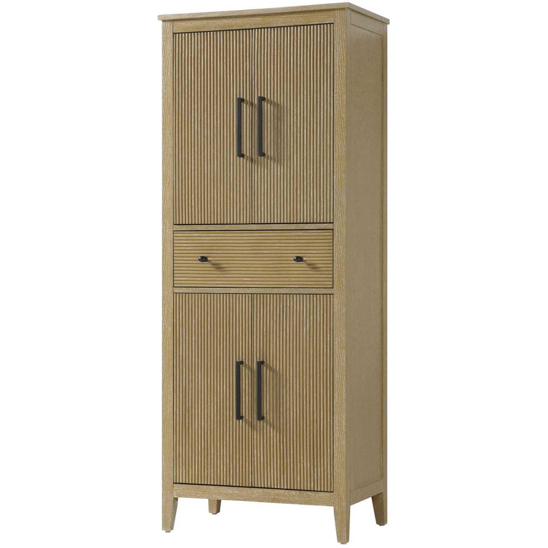Blakely Linen Oak Bathroom Storage Cabinet