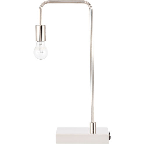 Marceline 22 inch 40 watt Polished Nickel Table Lamp Portable Light