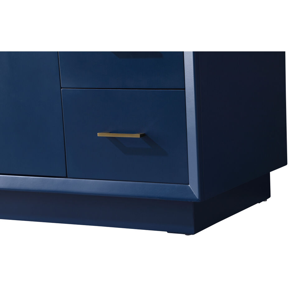 Hayes 60 X 22 X 35 inch Blue Vanity Sink Set