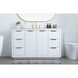 Blake 54 X 22 X 34 inch White Vanity Sink Set