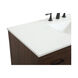 Boise 48 X 22 X 34 inch Walnut Vanity Sink Set