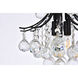 Toureg 3 Light 12 inch Black and Clear Pendant Ceiling Light