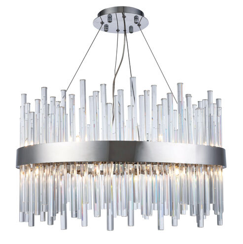 Dallas 16 Light 25 inch Chrome Chandelier Ceiling Light, Urban Classic