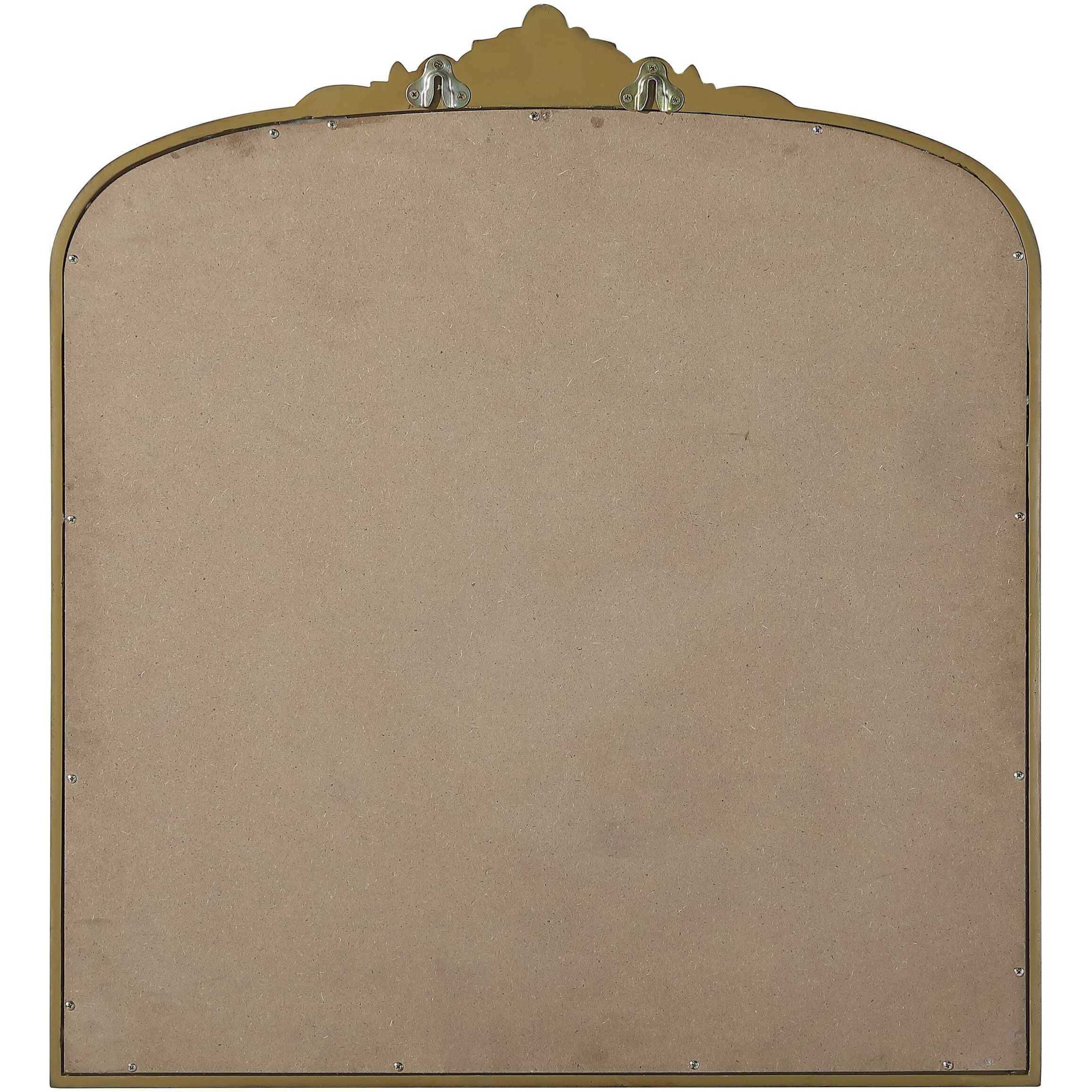Naomi 36 X 33 inch Antique Brass Mirror