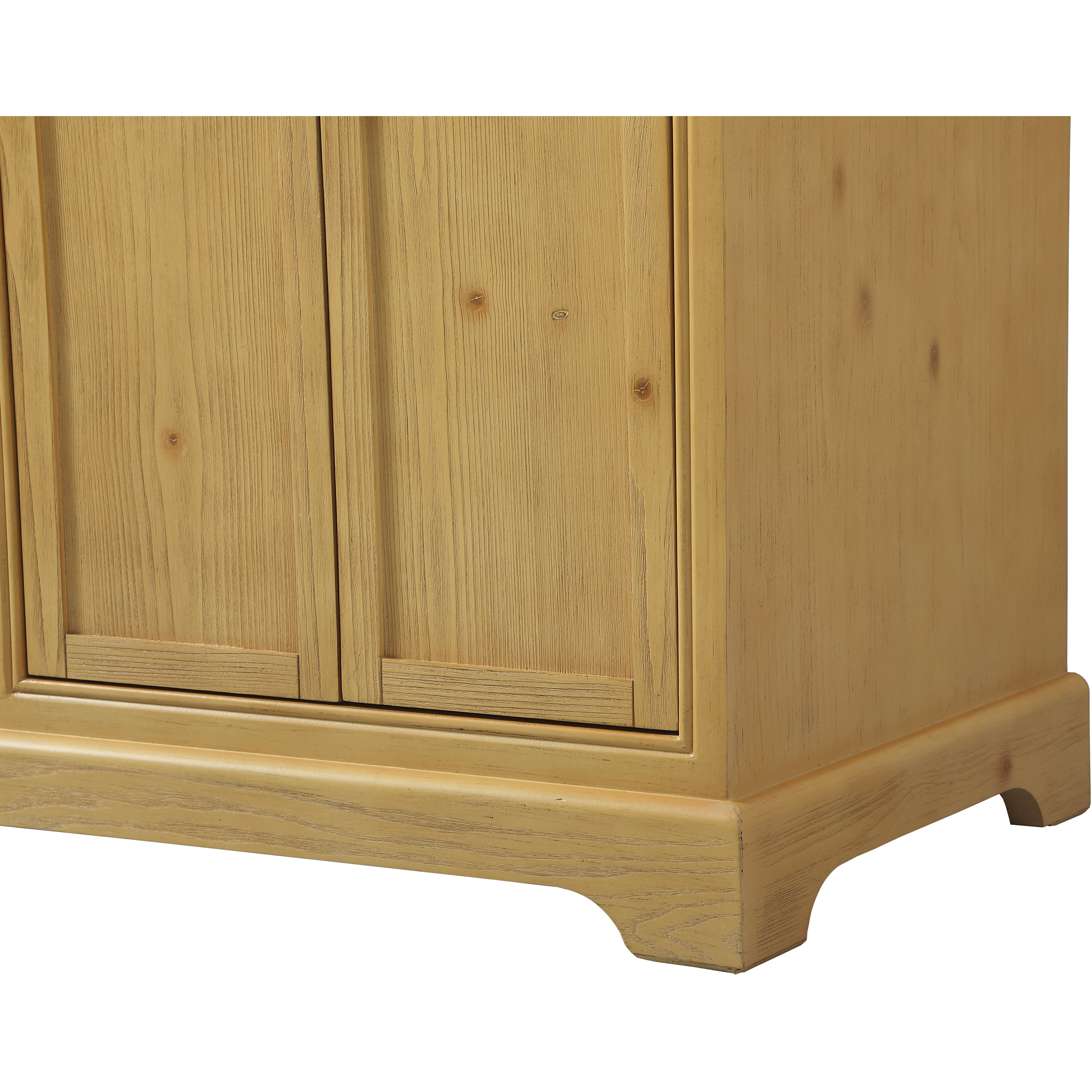 Americana 60 X 22 X 35 inch Natural Wood Vanity Sink Set