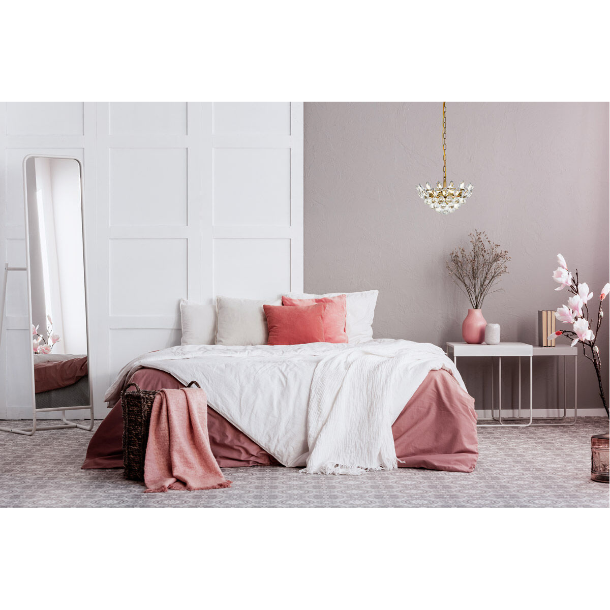 Emilia 3 Light 14 inch Brass Pendant Ceiling Light