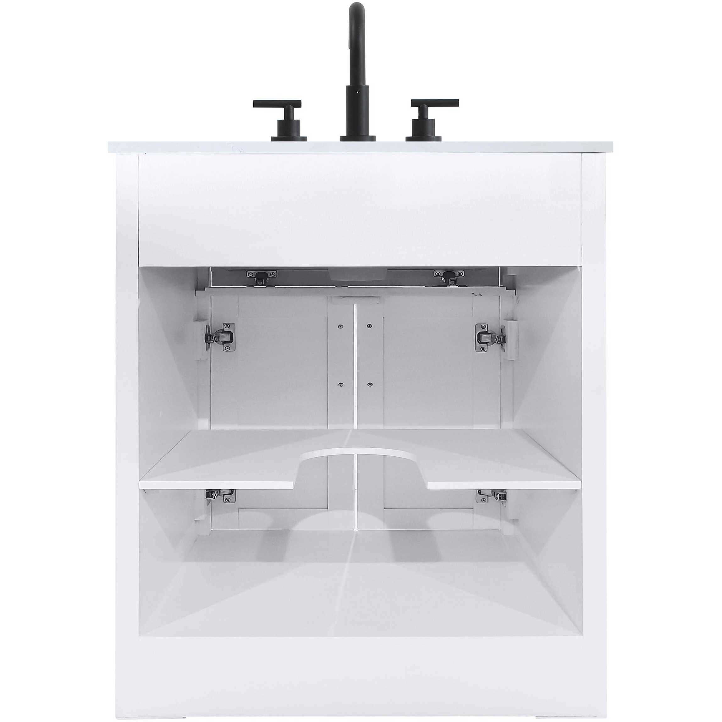 Alden 30 X 35 inch White Bathroom Vanity Cabinet