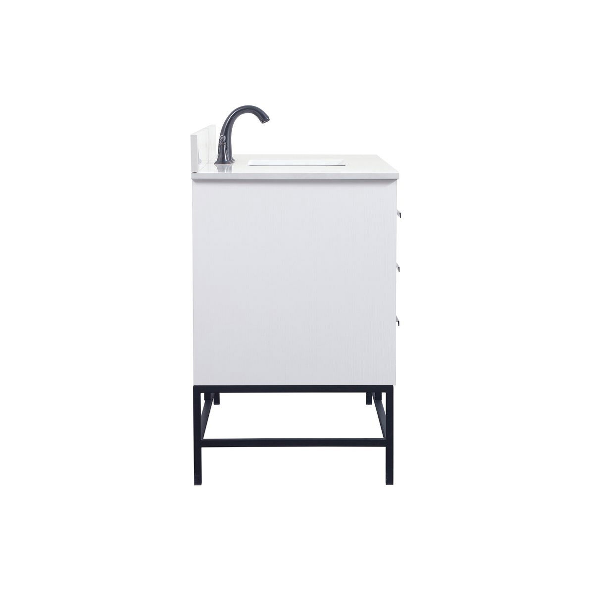 Eugene 48 X 22 X 34 inch White Vanity Sink Set