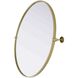 Amoura 30 X 30 inch Brass Mirror