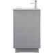 Hayes 60 X 22 X 35 inch Grey Vanity Sink Set