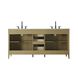 Millie 72 X 35 inch Honey Brown Bathroom Vanity Cabinet