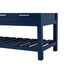 Clement 60 X 22 X 34 inch Blue Bathroom Vanity Cabinet