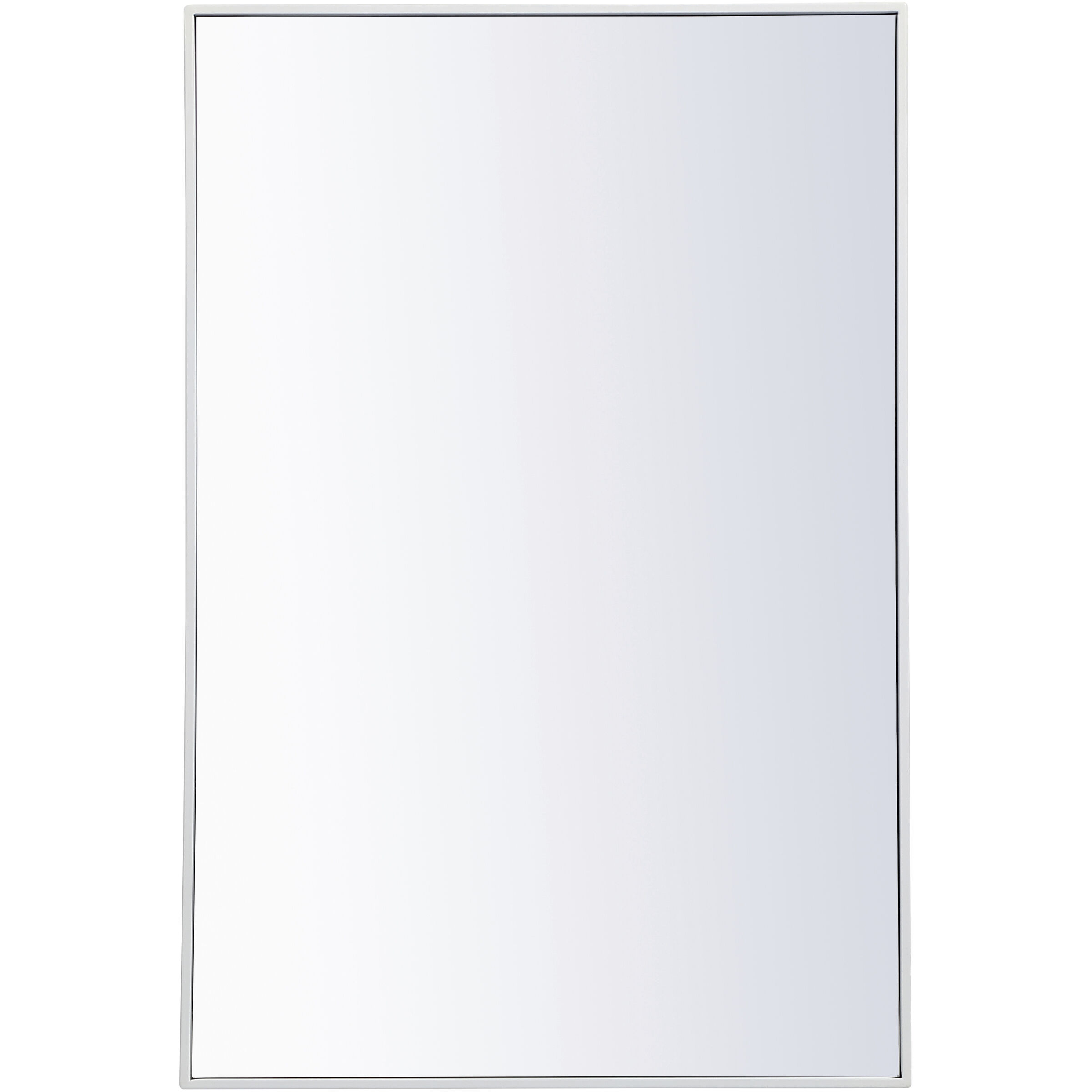 Monet 42 X 28 inch White Wall Mirror