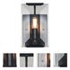 Monaco 1 Light 6 inch Flat Black Wall Sconce Wall Light, Urban Classic
