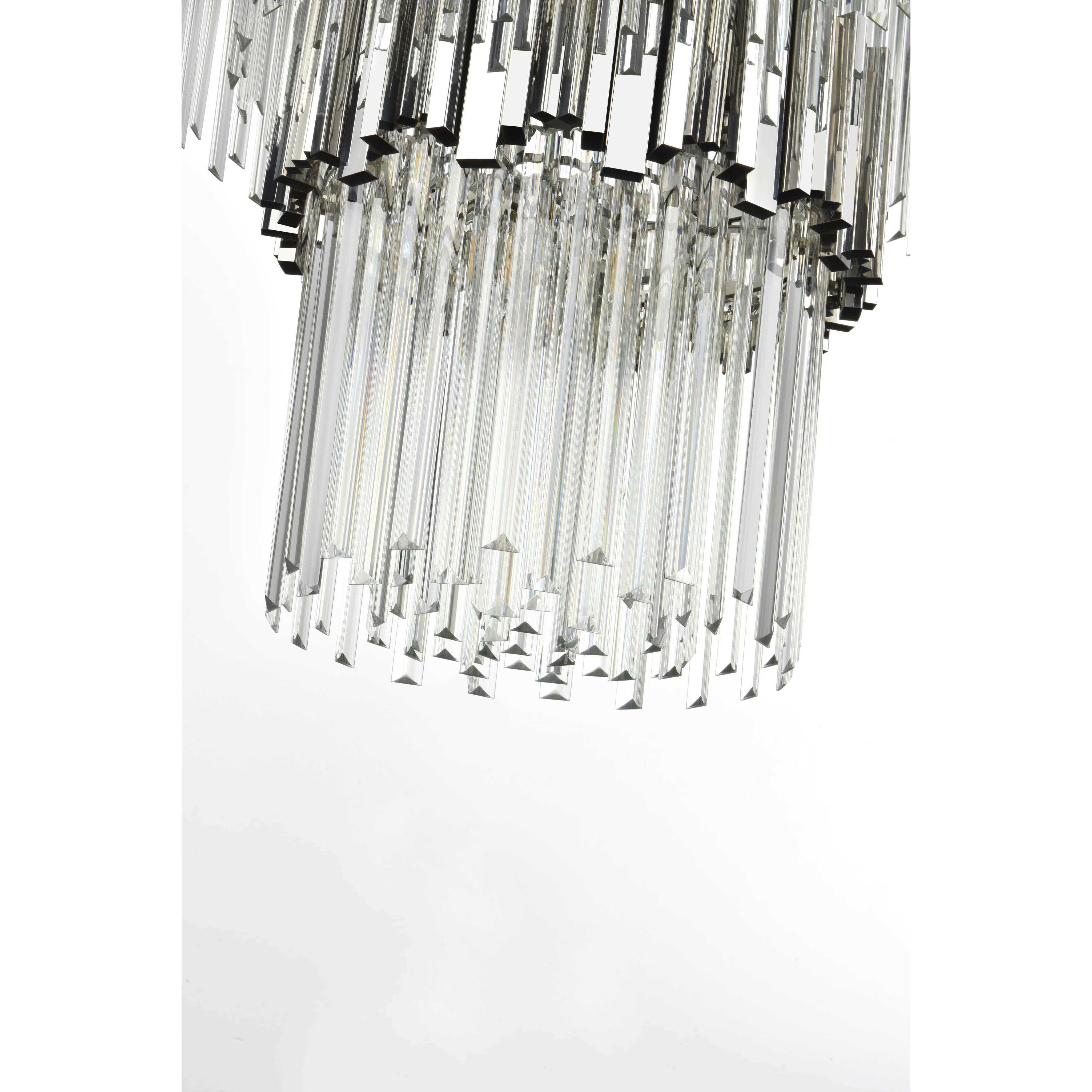 Willow 43 Light 59 inch Chrome Chandelier Ceiling Light
