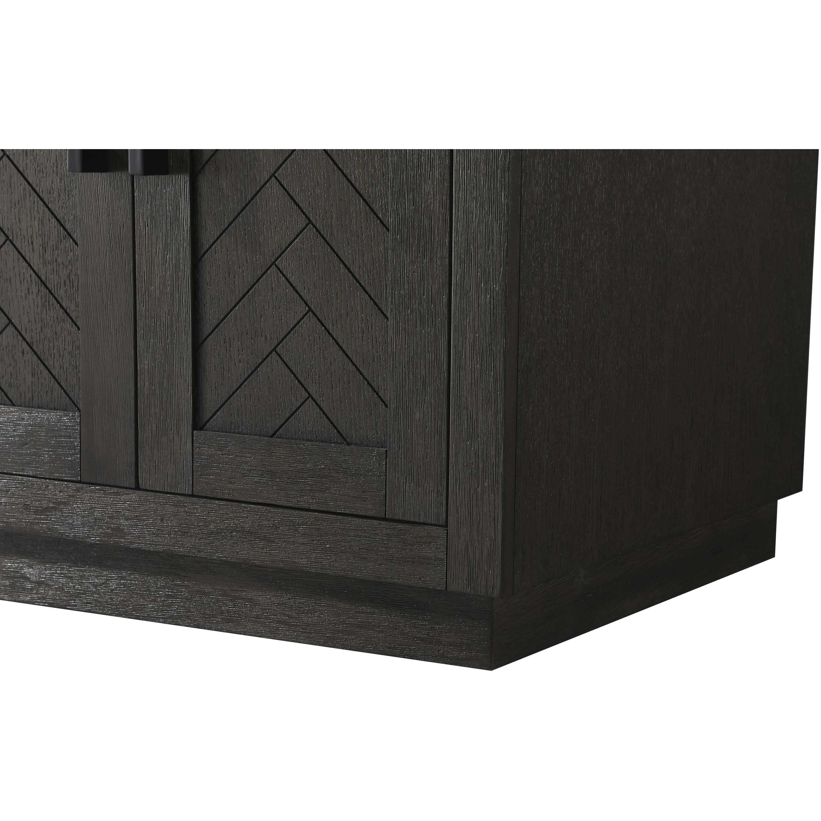 Chase 30 X 34 inch Chocolate Oak Bathroom Vanity Cabinet