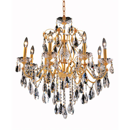 St. Francis 8 Light 26 inch Gold Dining Chandelier Ceiling Light in Royal Cut