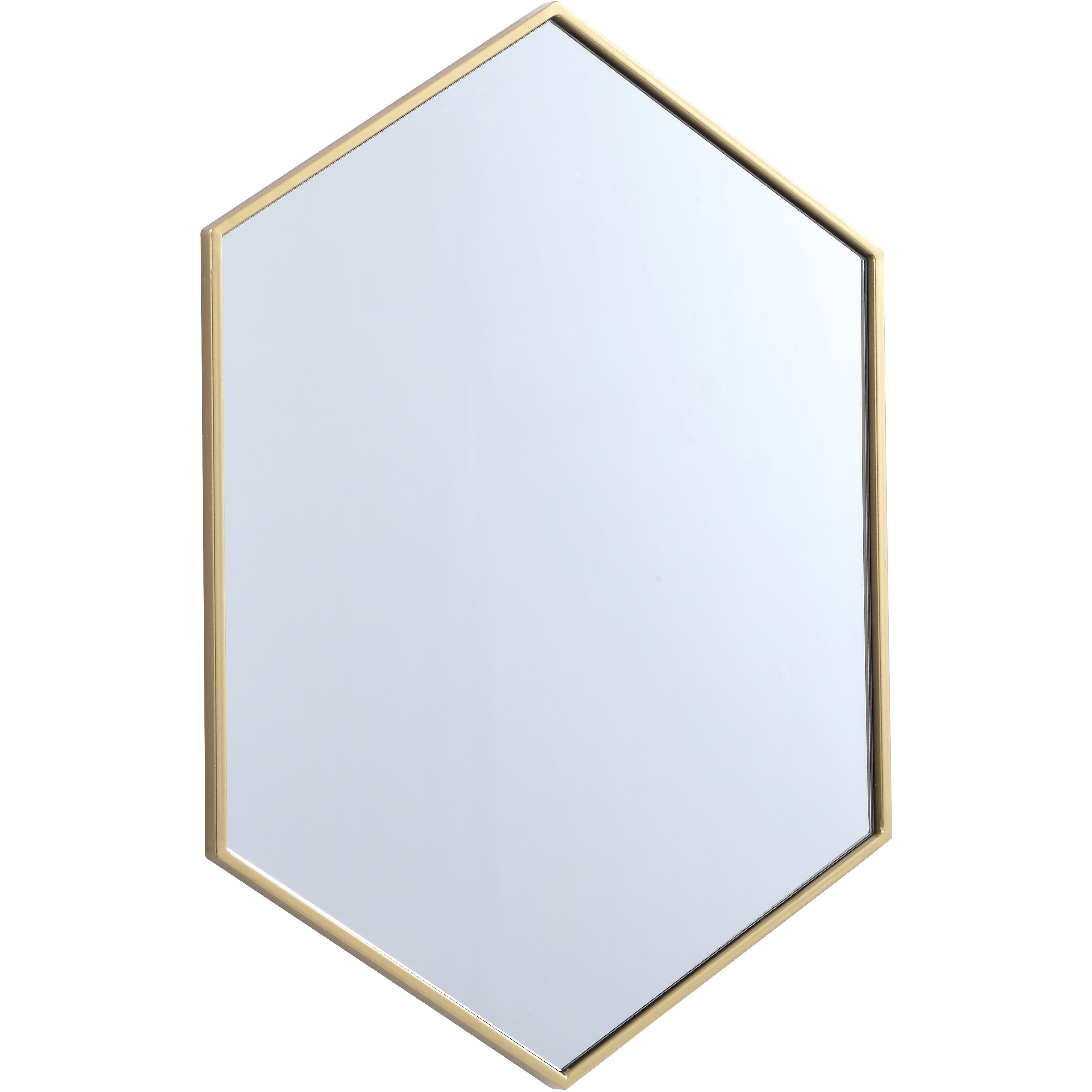 Eternity 34 X 24 inch Brass Wall Mirror