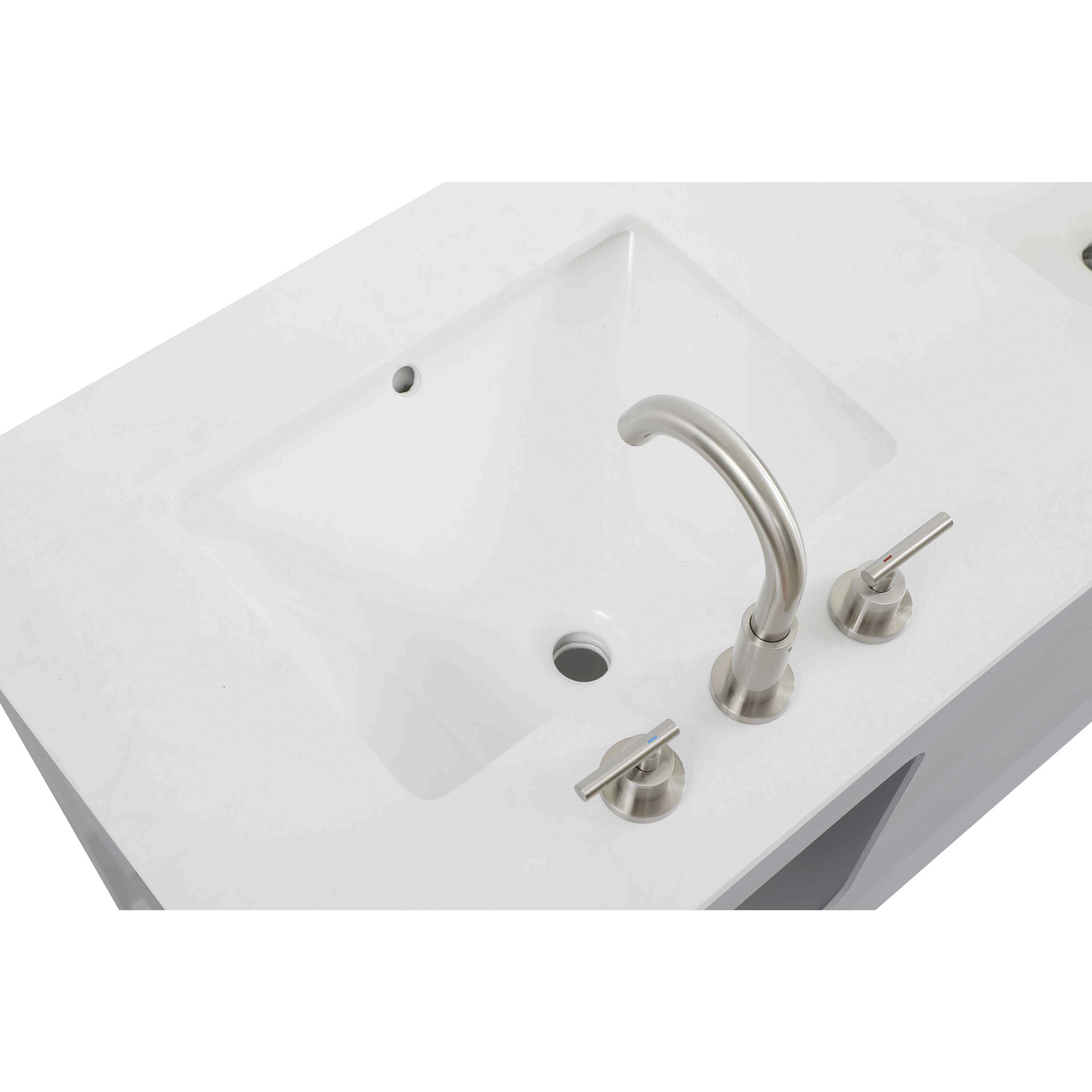 Theo 54 X 34 inch Grey Bathroom Vanity Cabinet