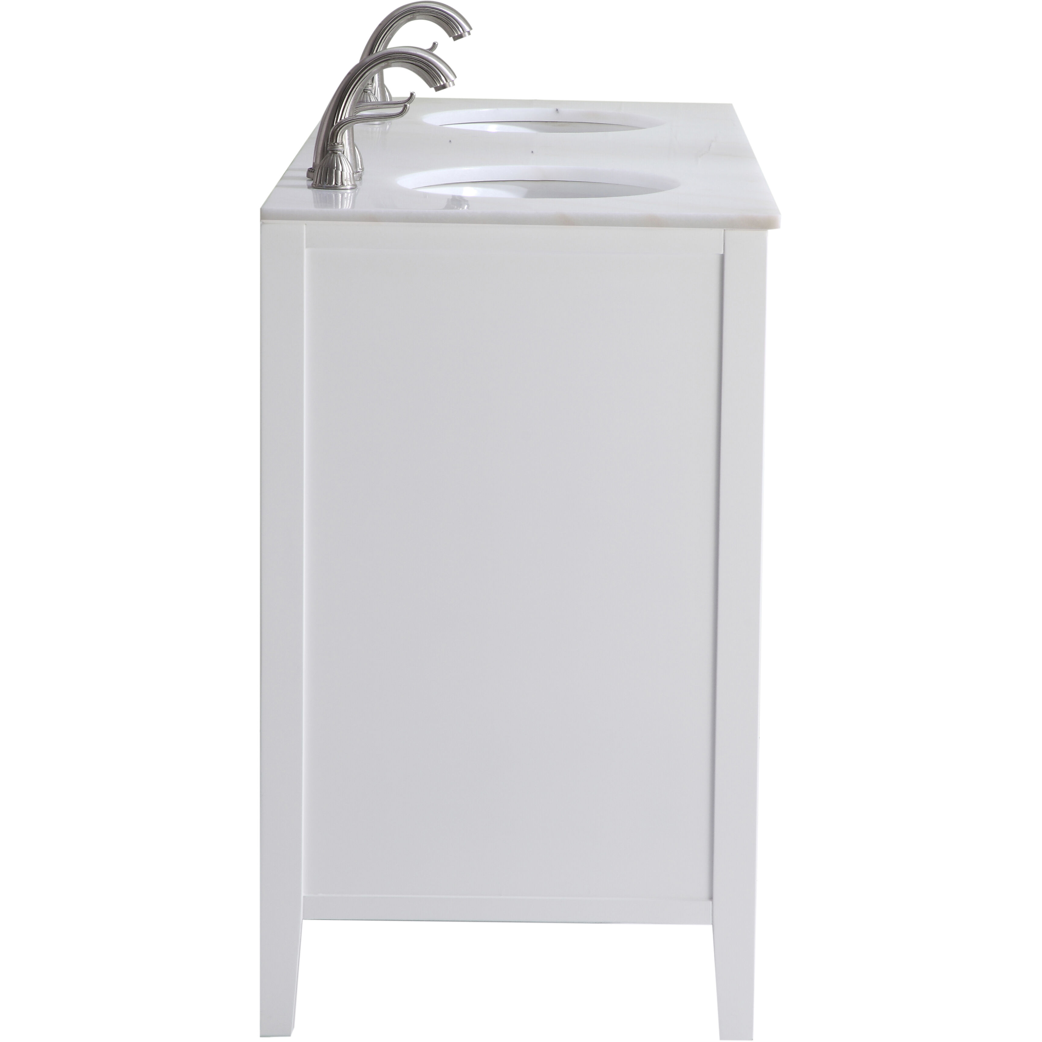 Cape Cod 60 X 35 inch White Vanity Set